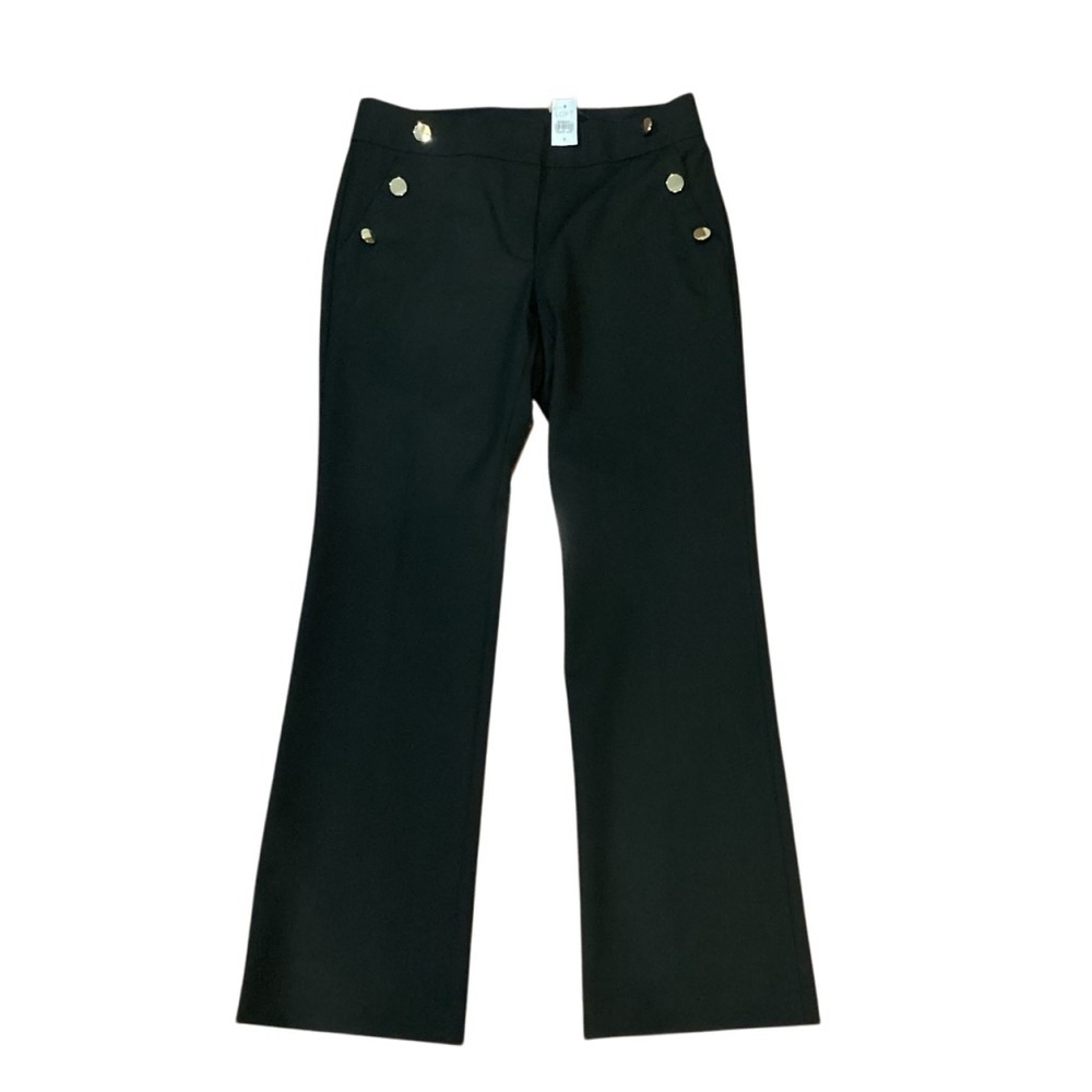 NWT Loft Black Marisa Trouser Sailor Pants size 6 - Picture 3 of 13